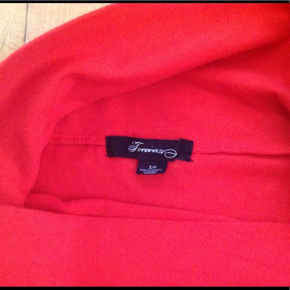 Forever 21 Red STRETCH Pencil Skirt Size Small - Picture 5 of 8
